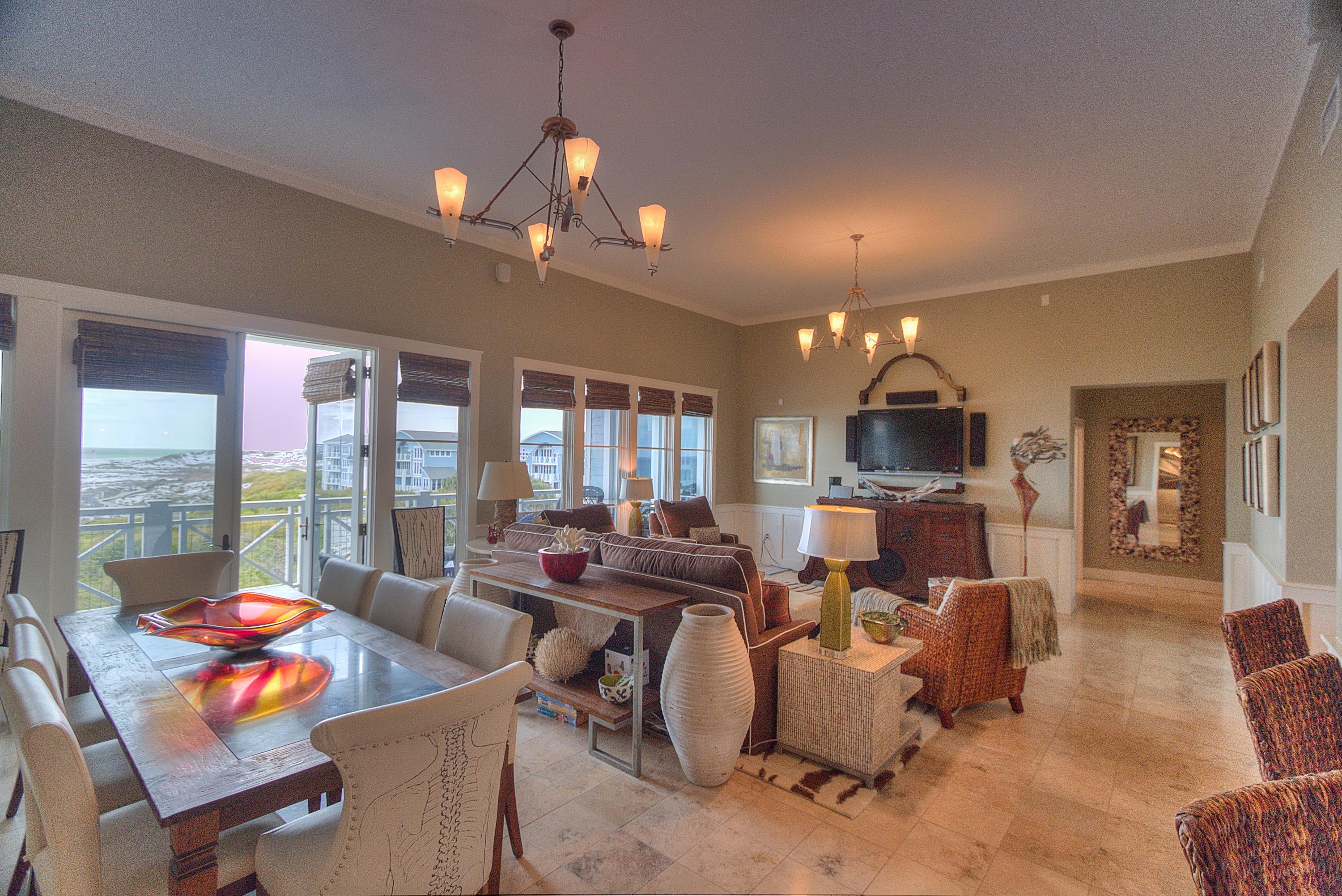 Top floor at WaterSound Beach. This beautiful condo has lots of upgrades and some of the most stunning views found in the area.