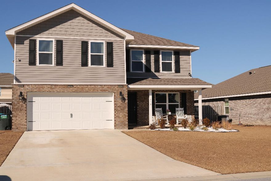 Just like new! This home is located in one of the most sought after communities in Crestview, Redstone Commons. This community offers a community pool, BBQ pit, gazebo, playgrounds and dog park. This 4 bedroom, 2.5 bath home comes with a flex/study on the first level. The kitchen has granite countertops, is fully equipped with stainless steel appliances and a large walk in pantry. All 4 bedrooms and laundry room are located on the 2nd story. Home is equipped with security system, cameras and smart lighting controllable by Amazon\'s Alexa. Shoal Middle School and Riverside Elementary School are less than a mile distance. This home is only a 15 minute drive to Duke Field and 7th Special Forces Group and a 30 min drive to Eglin AFB!