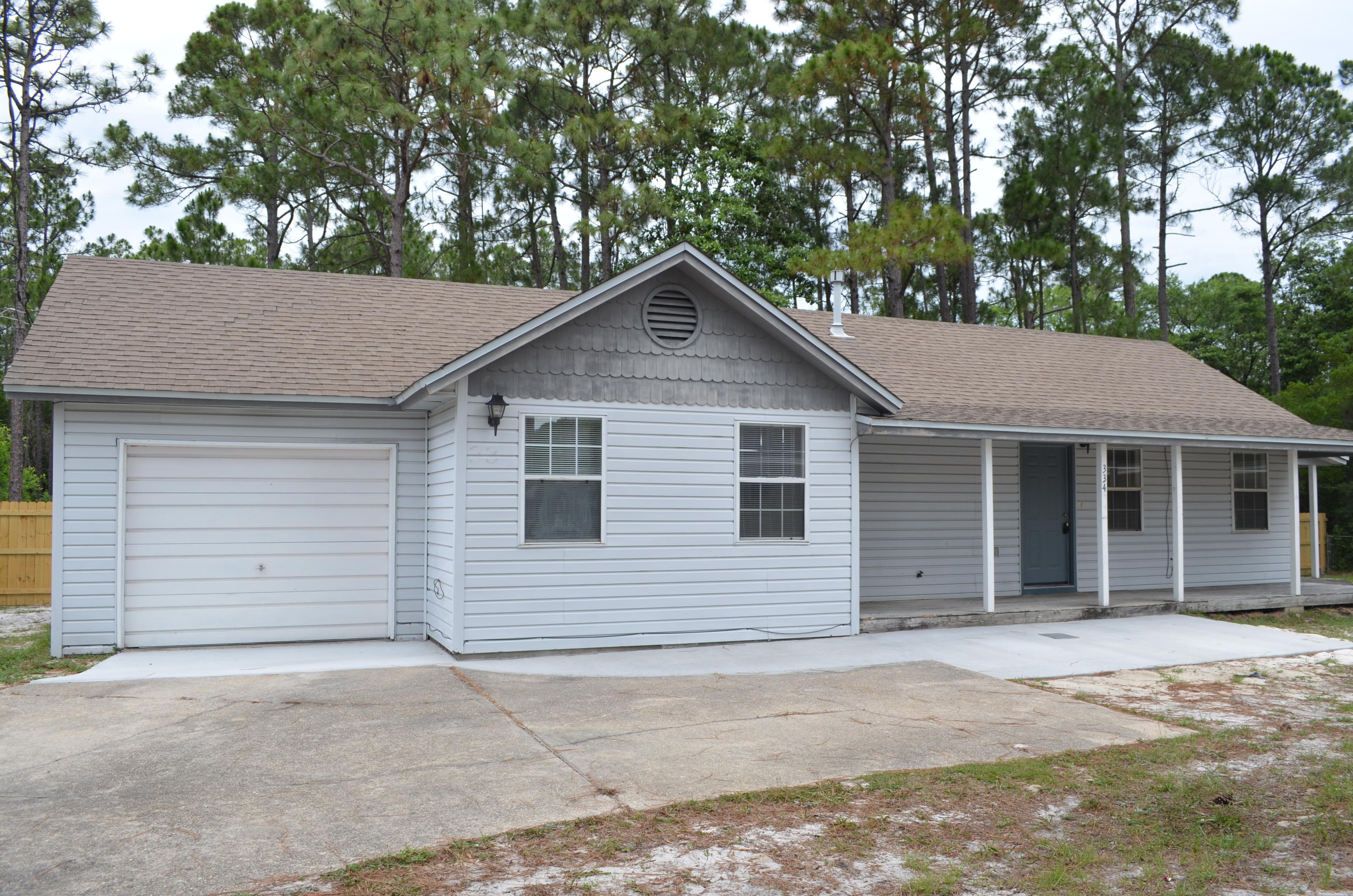 Cute country home west of Hurlburt. Spacious single family home located at end of cul-de-sac. Covered wrap around porch, chain link fenced yard, 1 car garage. No pets allowed.  All Coastal Realty Services residents are enrolled in the Resident Benefits Package (RBP) which includes renters insurance, HVAC air filter delivery (for applicable properties) and our best-in-class resident rewards program, and much more!  **SCHEDULE A SHOWING AT coastalrealtyservices.com