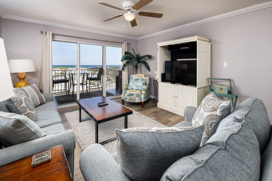 GULF DUNES 101 - LIVING ON ISLAND TIME!PHENOMENAL, 2ND STORY END UNIT. Assigned  GARAGE PARKING! !! KEYLESS ENTRY!! THE MASTER SUITE OVERLOOKS THE GULF SO GET READY TO CATCH UP ON YOUR SLEEP WITH THE SOOTHING SOUNDS OF THE WAVES CRASHING!COME ENJOY THE SUGARY WHITE SAND AND THE SPARKLING BLUE WATERS THAT OUR UNSPOILED AND UNCROWDED BEACH HAS TO OFFER. THIS CONDO HAS STAINLESS STEEL APPLIANCES. THE CONDO CAN ACCOMMODATE UP TO 8 PEOPLE WHEN YOU UTILIZE PULL OUT SLEEPER SOFA. THE KITCHEN IS FULLY EQUIPPED WITH ALL APPLIANCES AND STOCKED WITH ALL THE COOKWARE .