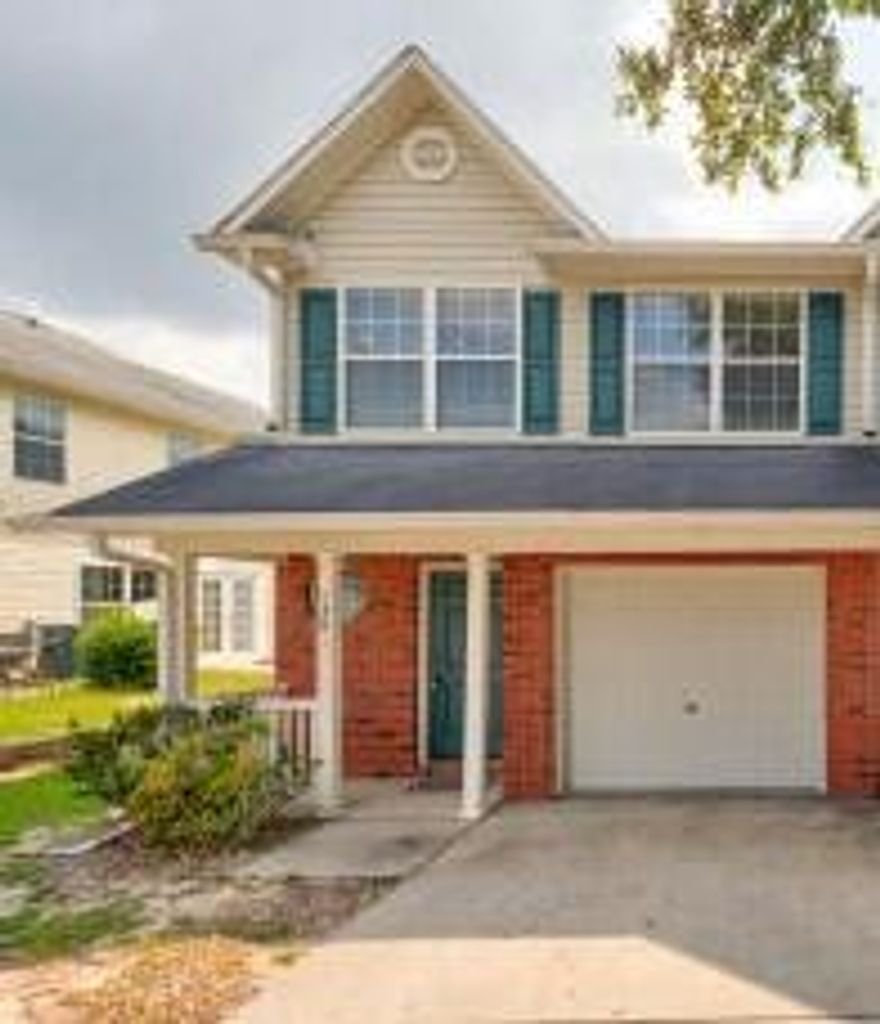 This end unit townhome in the Rolling Pines subdivision is conveniently located to schools, shopping, and more! Well kept and clean, this unit had neutral tile flooring installed in the entire lower level and all upstairs wet areas in 2018. 2in. faux wood blinds cover all windows. Refrigerator, garbage disposal, and toilets all replaced in 2018. The French doors leading to the backyard were replaced in 2013 and the A/C unit was installed in 2013