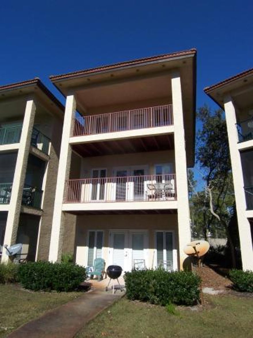 Owner says sell -BRING OFFERS_South of Hwy 30A in Beautiful Seagrove Beach. 4 BR'S- 3 Large Master Bedrooms plus one additional Bedroom + sleeper in Living Room---3 full baths and 1 half bath. Largest floor plan in community! Beautiful views of lake and pool. Walk Bike or take Golf cart to beach. Call listing agent Joyce Iovino to see inside.