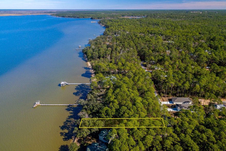 The BAYFRONT lot has it ALL! Large, private, waterfront lot, that already has an existing sea wall structure! It is located in an AE Flood Zone. Come see it today!All measurements and supporting information should be verified by buyer.