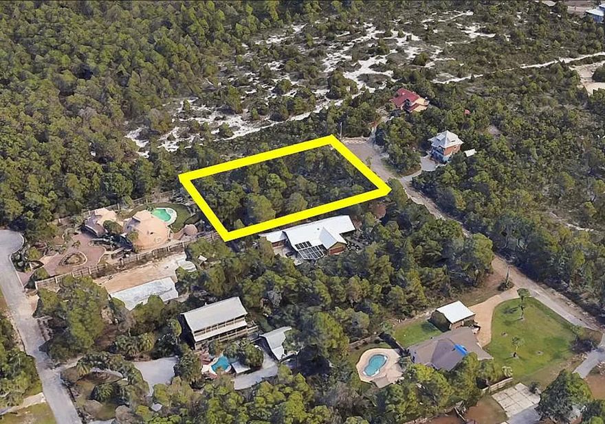 Don't miss out on this PRIME property to build your Custom Dream Home in Beautiful Blue Mountain Beach, this lot is conveniently located between Old Blue Mountain Beach Rd. and Co.Hwy 393, right off 30A. This Rare Large (0.58) acre lot with no HOA. and no flood insurance required, is a stunning lot that is loaded with a ton of natural foliage for optimal privacy. Less than 2200 feet from the beach, and just minutes to two local public beach access locations either direction.  With quick and easy access to the bike path, and with state preserve trails nearby, this unique neighborhood would be a perfect place for anyone in love with nature, yet it's still conveniently close to shopping, golfing, restaurants, and concert venues.This property is a hidden Gem here for your taking !!