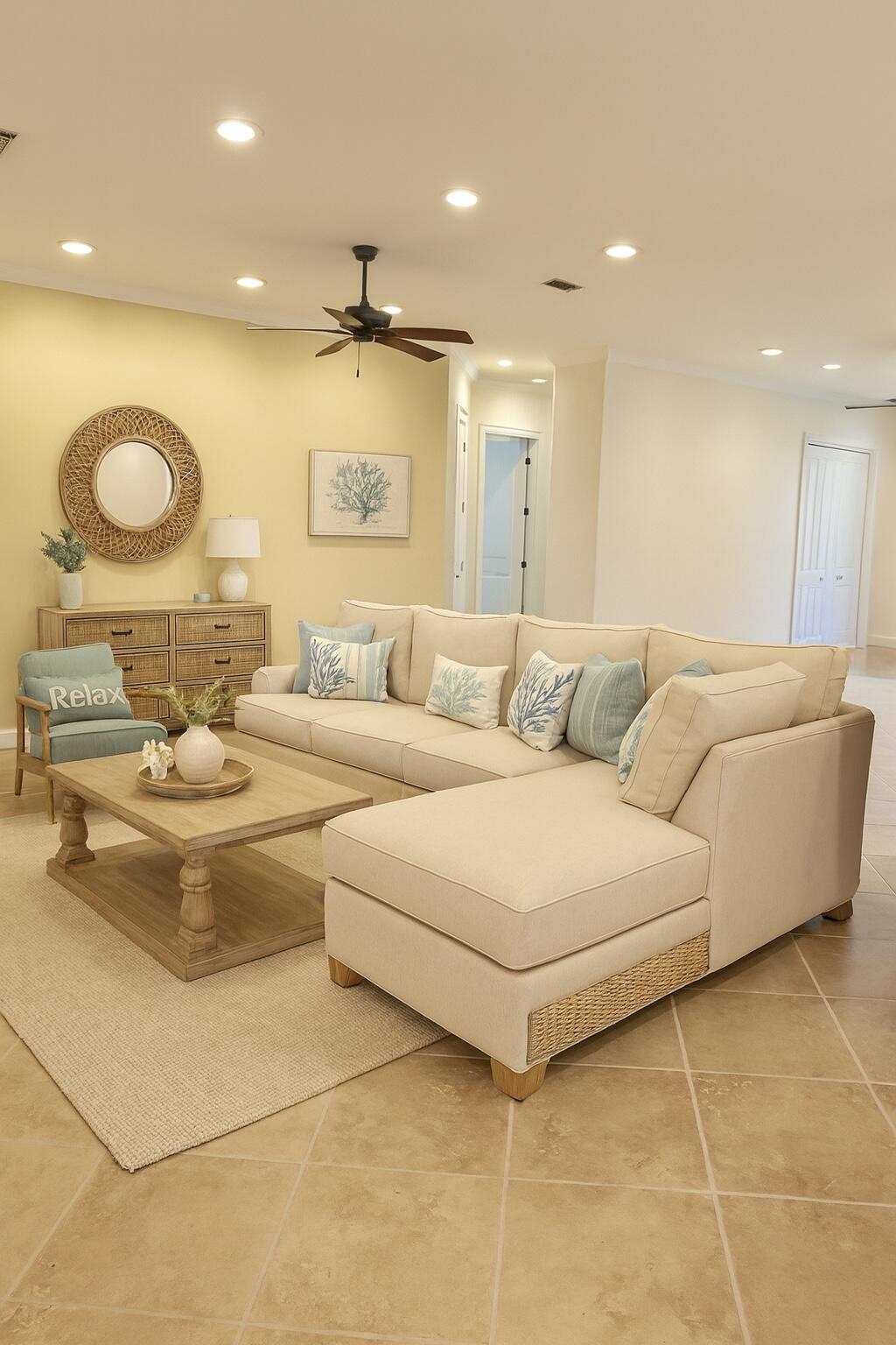 Beautiful family home ready to move into in the quiet neighborhood of Mack Bayou Estates off of Goldsby Road in Santa Rosa Beach. Close to Sacred Heart, Grand Boulevard, Butler Elementary and 30A, this home is conveniently located for all of your South Walton activities. The home was built in 2006 and is just under 2,100 sq. feet. When you walk in the front door, the entryway connects to the open concept living room, dining room and kitchen, which is perfect for family meals and entertaining. The master bedroom is a generous size with an extra large walk-in closet. The master bathroom features a double vanity, soaking tub and oversized walk-in shower. The two additional guest bedrooms feature private bathrooms as well. The laundry room is located off of the kitchen near the entrance to