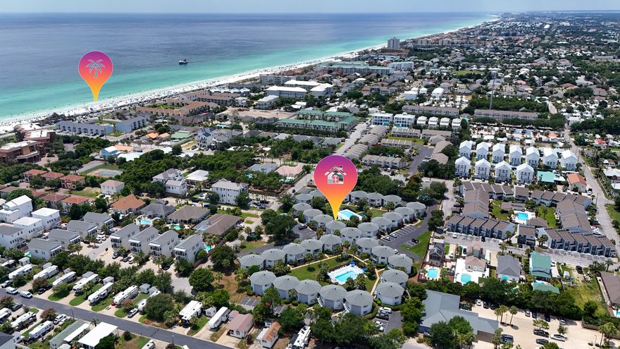 This charming, second floor condo in Crystal Village makes a great primary, secondary, or investment property. Balcony overlooks the sparkling pool and beautiful grounds. The kitchen is open to the living room providing the perfect atmosphere for family gatherings. There are  numerous slider windows that flood the condo with natural light and bring in a wonderful breeze in the fall. Newer fridge, dishwasher, and stackable washer/dryer. Beautiful LVP flooring installed within the last couple years. Updated hall bathroom floors and vanity. The community offers two swimming pools and a clubhouse and is just 2 blocks to Pompano Joes and another half block to Public Beach Access with plenty of parking.  Walkable to restaurants, coffee shops, and most importantly, the most beautiful beaches!