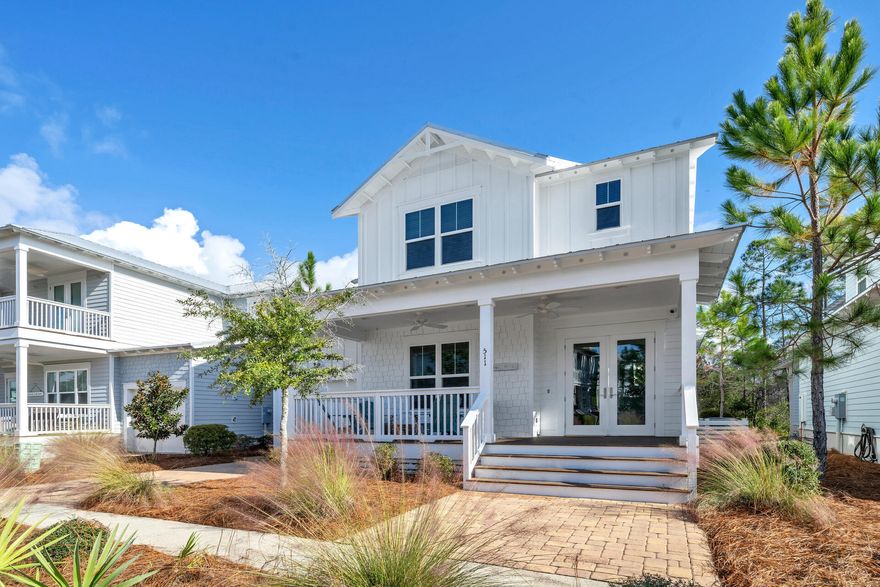 $100K Price Improvement! What a value! Situated on a rare private lot with room for a pool backing to a Nature Preserve, this incredible Beach Home is one of the the largest floor plans on market in Naturewalk! Pool schematic available.  Primary Suite on Main.  2nd Bedroom upstairs can be used as a 2nd Primary Suite!  Rental projections up to $156K with private pool! 6 Seater Golf Cart included! Enjoy the peaceful natural setting from your screened porch or rear patio. Large Front Porch leads you to the inviting foyer. This dream beach home features 4 En Suite bedrooms, gorgeous hardwood floors and shiplap. The Chef's Kitchen and baths boast granite countertops.  Monogram and Cafe Series Stainless Steel Appliances in kitchen.  Experience Naturewalk and the pristine beaches of 30A. Enjoy 2