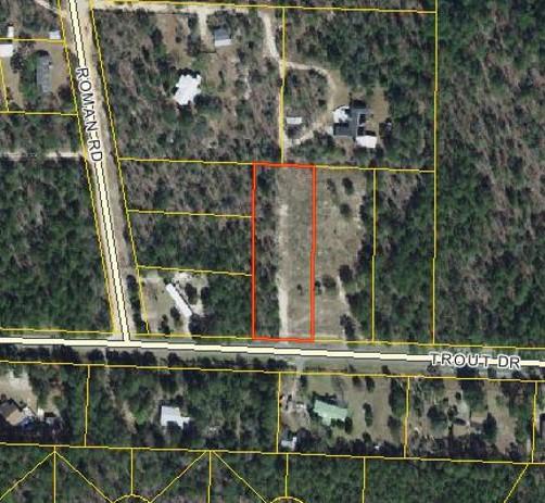 Vacant lot. Perfect for a mobile home or single family site.