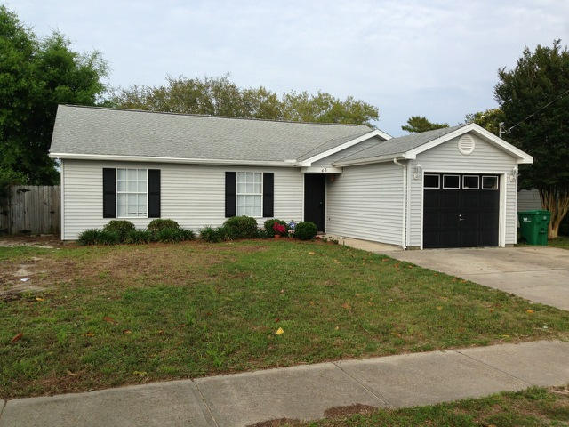 This home is in the heart of Destin and backs up to the Destin Airport. A 3 bedroom 2 full bath home with a one car garage. Newly remodeled bathrooms and new flooring in the living areas. The kitchen, dining, and living room is open, cozy with your fireplace, and has a large center island. A nice feature to the kitchen is canned lighting. A laundry room with a window conveniently located off the garage. The back of the home boasts a large patio and fenced in yard which makes it great for enjoying outdoors. Property being sold As Is.