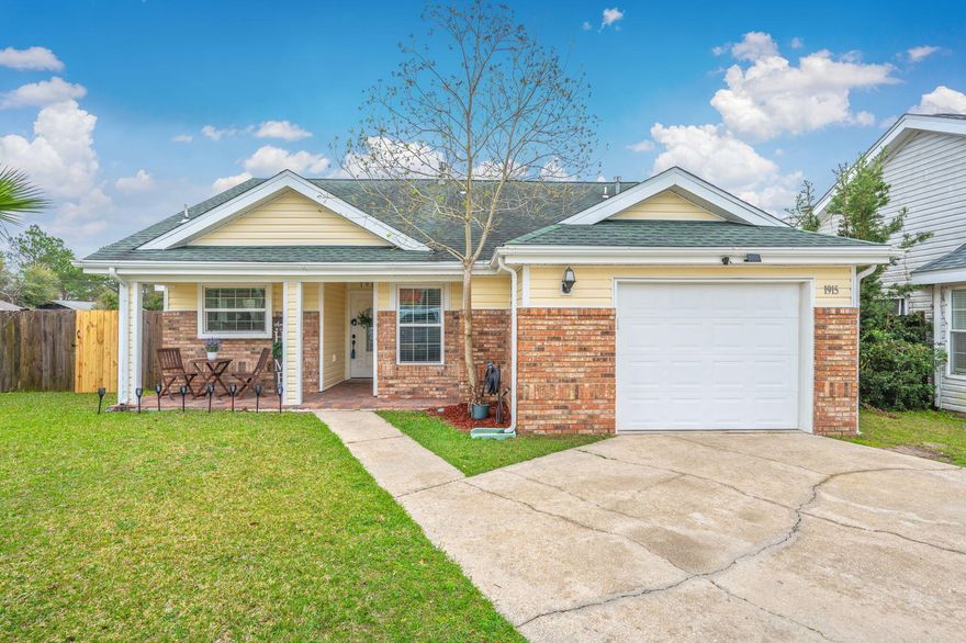 Welcome to this move-in ready 3-bedroom, 2-bath home. The home was completely updated in 2017. The living room features vaulted ceilings that make the space feel open, bright, and inviting. It creates a comfortable area to relax, gather with friends and family, or just enjoy a quiet evening at home. You'll also find a spacious primary bedroom with plenty of room to relax. The primary bathroom features double sinks, a tub/shower combo, and a large walk-in closet that offers great storage. One of the best parts of this home is the location. It's only about 7.5 miles to both Hurlburt Field and Eglin Air Force Base, making it a convenient option for anyone commuting to either base. If you're looking for an updated home in a great location, this is the one!