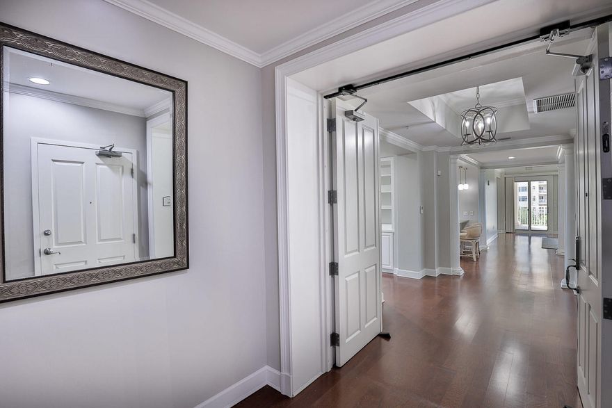 Rare opportunity to own the only ''Barclay'' unit in OWP with a climate controlled storage unit and a golf cart space($55-60K value). Conveniently located in Tower 1, with immediate access to the spa, fitness facility and pool. Freshly painted, with an open living/dining and kitchen concept, along with two outdoor balconies for spectacular views of the bay, sunsets to the West and a gulf horizon. New recessed LED lighting throughout the residence, is a nice touch with window treatments and plantation shutters, added for privacy. New hot water heater, ice maker, dish washer and microwave show a sense of owner pride in a move in ready residence. This residence is priced below the last three Barclay sold units in Tower 1, and none of those units included a storage unit or golf cart space!