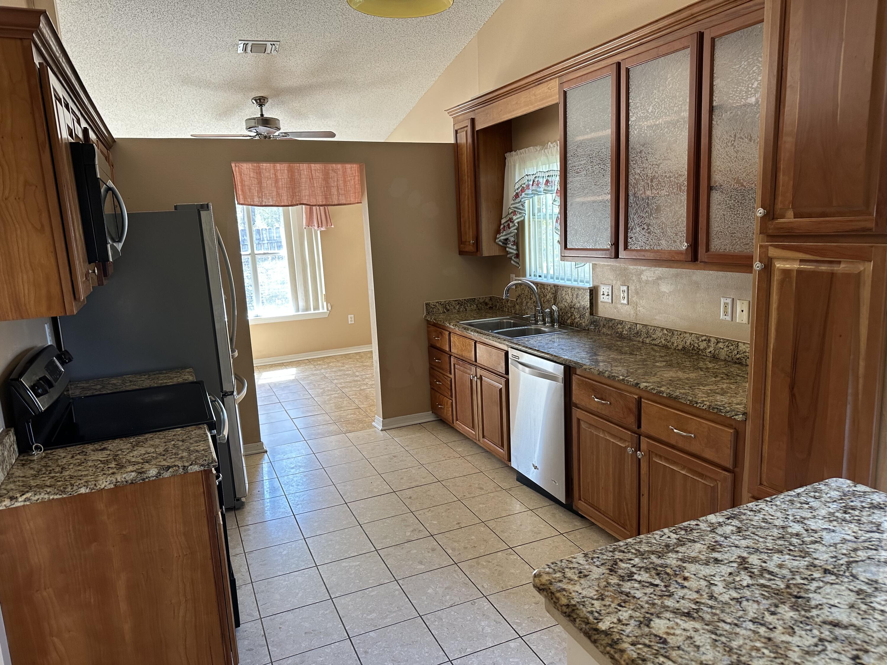 Location, location, location! Immediate occupancy!! You won't want to miss this beautiful 4 bedroom, 2 bath home in the middle of  Everything in Crestview! Located on a quiet cul-de-sac in south Crestview with easy access to bases, shopping and schools. This home boasts a large open living space with designated dining area, lots of storage and a LARGE fenced in back yard. Home and carpets have just been deep cleaned and home has been recently painted.  Pets allowed with some restrictions. Available March 15th.Text 916-595-5410 with all questions.