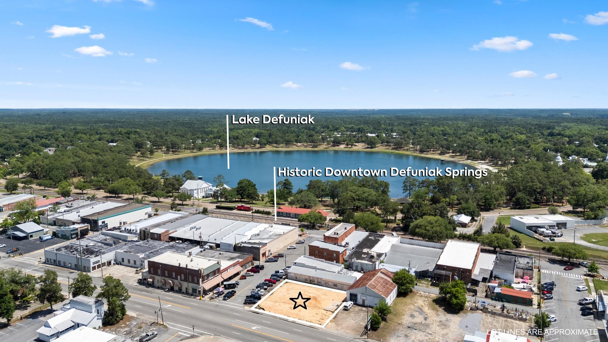 LOCATION LOCATION LOCATION Rare C-1 lot located at the corner of US 90 and 8th street, across the street from The DeFuniak Hotel and only one block from historic downtown DeFuniak Springs and beautiful Lake DeFuniak. Hard to find a commercial lot like this one! DeFuniak Springs is experiencing a remarkable commercial renaissance. Here is your opportunity to build your dream business and become a member of the best small town commercial district in the State of Florida.