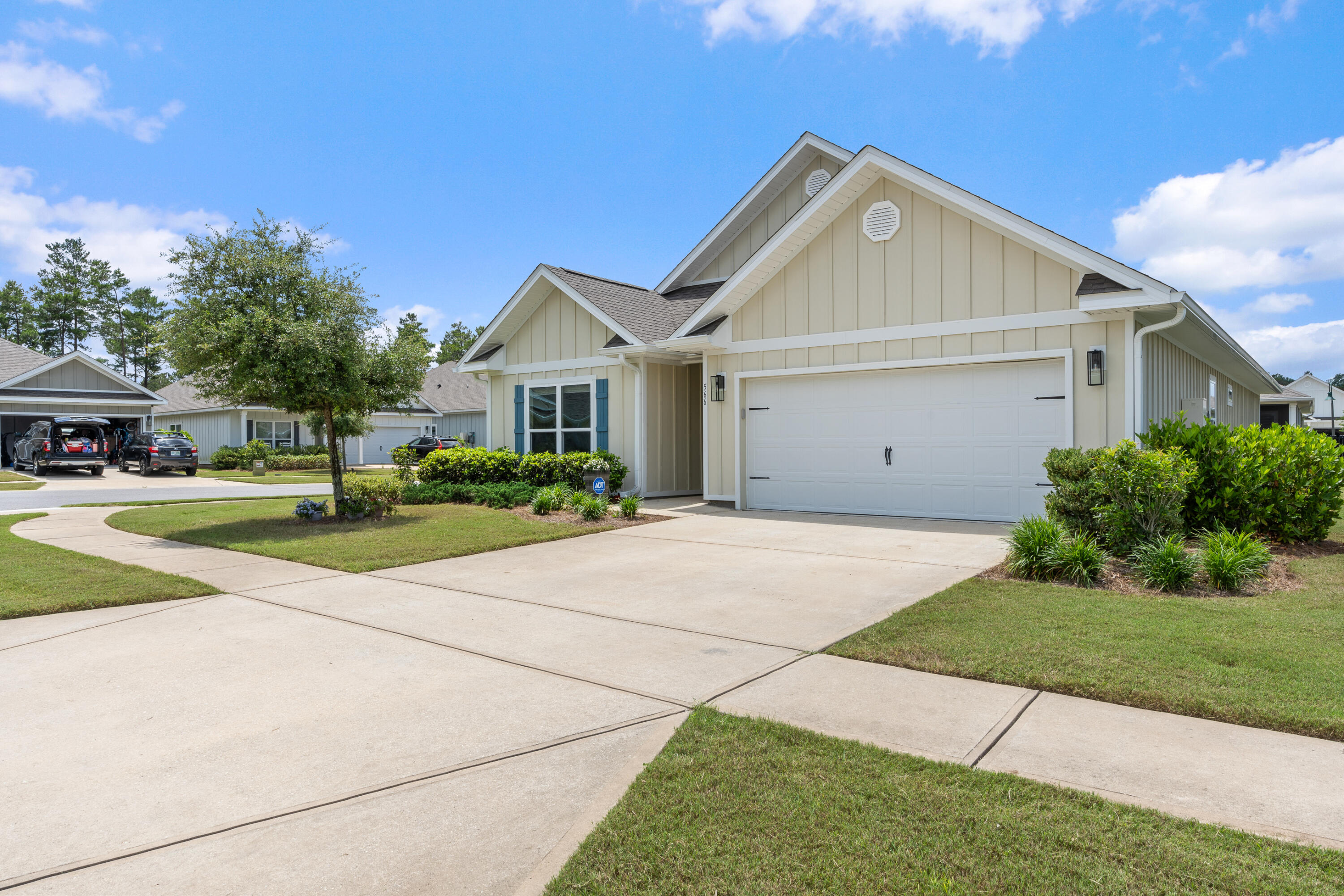 WOW Like New 4 BR Home in Firefly of Hammock Bay. Corner Lot w/ Easy Walk To Firefly Community Pool, Pickleball Courts (Lighted), & Clubhouse. 2047 sf w/ Open Floor Plan w/ Large LR, DR, Kitchen Areas. Split BR Style w/ Large Primary BR Separate From Others. Large Primary Bath w/ Granite Double Vanity & 2 Walk-In Closets! Home Has 9 Ft Ceilings, EVP Flooring In Main Areas, Crown Molding, Granite Countertops, Newly Painted Interior, New Kitchen Appliances & Backsplash, New Ceiling Fans. Dimensional Shingle Roof, New Gutter System, Hardie Board Siding w/ Weather Resistant Wrap, New Storm Door In Front. Impeccably Maintained Inside & Out, Only Used As 2nd Home. Firefly Is An Exceptional Lifestyle Neighborhood. Residents Have Time To Enjoy Life. See This House & Community Soon! Additional Features Include Screened Porch w/ TV Hook Up, New Aluminum Fencing In Back Yard. Landscaping & Irrigation System Is Maintained By HOA = No Yard Work! Basic Cable Included In HOA Fee. Home Has Recessed LED Lighting, Smooth Texture Walls & Ceilings, Window Coverings, & Five Panel Interior Doors. Home Is Equipped w/ Skybell Doorbell System, Kwikset Keyless Entry, Quolsys Touch Pad System To Control Thermostat, Lighting, & Door.
Firefly Residents Have Their Own Amenities But Also Enjoy The Amenities Of Hammock Bay Which Includes An 8000 SF Fitness Facility (24/7), Huge Olympic Sized Lap Pool + Another Resort Style Swimming Pool, Splash Pad, Tennis, Pickleball, Basketball, & Playground. At The Owners Club You Have Access To Theatre, Catering Kitchen, & Party Areas. There Is A Lawn Gathering Area w/ Event Stage & Huge LED Jumbotron TV. A Favorite Spot For Fans to Watch Sporting Events or Movies. Next To This Is A General Store & Props Brewery. There Is An Area For Food Trucks And Farmers Markets Located Here Too. There Are Miles Of Biking, Hiking, & Walking Trails Throughout Hammock Bay & A Dog Park For Pooches.
There Are 60 Acres Of Sports Complex (Soccer, Baseball, Disc Golf, etc) & A New Freeport Middle School Under Construction Next To Hammock Bay As Well.
Hammock Bay Has A Clubhouse On The Choctawhatchee Bay With A Shared Community Dock. Another Hammock Bay Area Is Building A Lakeside Clubhouse To Be Finished This Year.