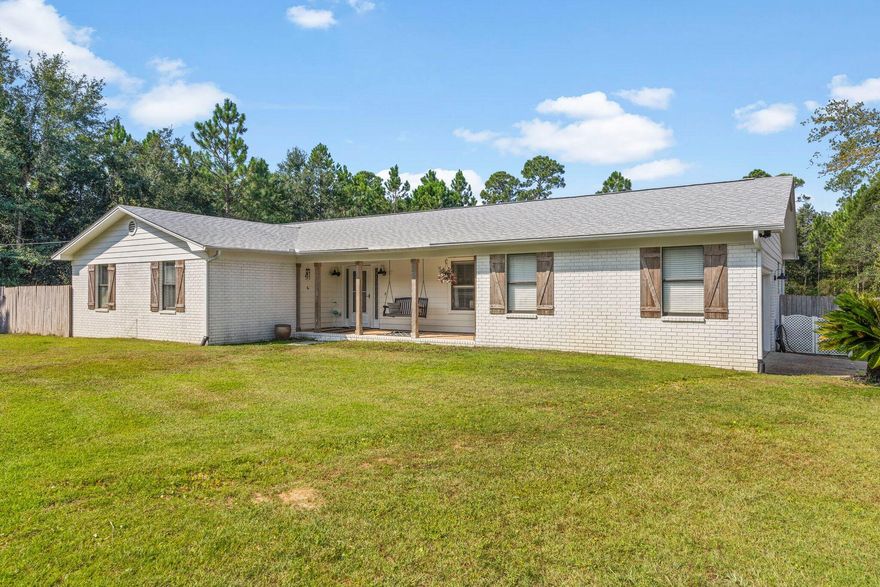 Welcome to this charming countryside retreat! Nestled on a sprawlinE MARg 1.67-acre lot, this delightful 3-bedroom, 2-bathroom home offers a tranquil escape from the hustle and bustle of everyday life. With a spacious 2,036 square feet of living space, this residence provides room for both relaxation and entertainment. Step inside and be greeted by a warm and inviting living area, perfect for gathering with loved ones or unwinding after a long day. The well-appointed kitchen features modern appliances and ample counter space, making meal preparation a breeze. Adjacent to the kitchen is a cozy dining area, ideal for enjoying delicious meals with family and friends. The master bedroom is a true sanctuary, offering a peaceful retreat with its generous size and abundant natural ligh