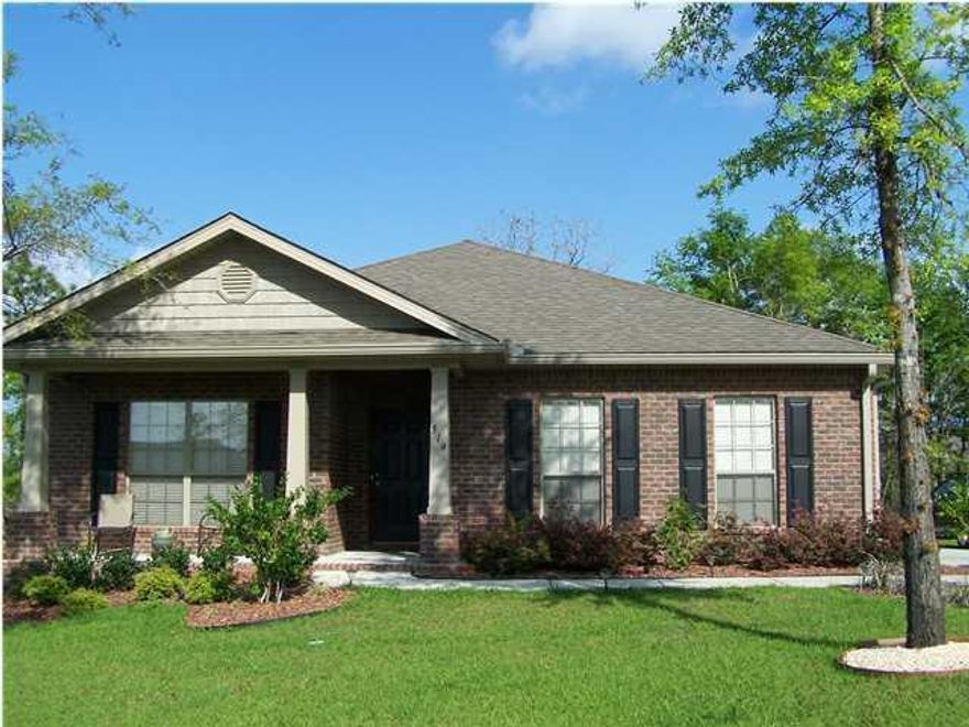 This home is the one, 3BR/2BA home located in South end of Crestview in Fox Valley! You will love this all brick home with an open floor plan to include a well equipped kitchen and breakfast bar, large living room with fireplace, dining area and office. Enjoy the split bedroom plan with master bedroom and bath with garden tub, separate shower, and walk in closet plus two additional bedrooms and bath, inside laundry room and two car side entry garage! Available for occupancy 7-1-22.  Small pet allowed with owner approval and non refundable pet fee.