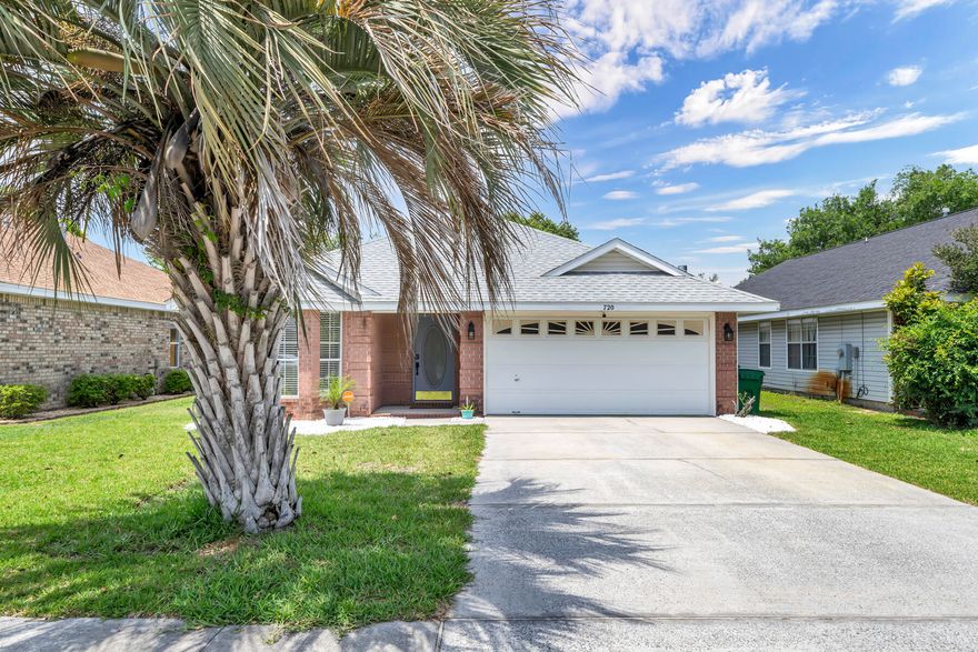 ASSUMABLE VA LOAN at 3.15%. Welcome to your new home.  Set in a perfect location in a well developed neighborhood.  Minutes to Hurlburt AFB, Eglin AFB, Duke Field, or Coast Guard Station Destin.  Shopping, Dining, and Beaches are only a 10 minute drive away.  With open spaces throughout, this 3 bed 2 bath 1557 sq ft home is a must see.  With a 3 yr old roof, freshly sodded yard, new landscaping, and PAID OFF SOLAR PANELS (means lower electricity bills), Gas Heater, and Tankless Hot water heater.  This home is sure to tick every box.