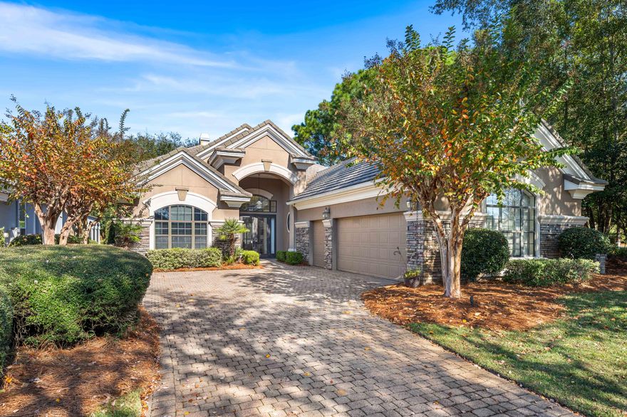 There is a $50K Roof Credit!! Welcome to Carriage Place, a private and sought-after enclave within Kelly Plantation. This beautifully designed single-story home sits on a premier lot overlooking the 16th fairway of the Kelly Plantation Golf Course. Surrounded by lush, mature landscaping, meticulously maintained by the association, this residence offers the perfect blend of elegance, convenience, and low-maintenance living.Inside, the home has been thoughtfully maintained and features fresh paint throughout, creating a bright and inviting feel. The spacious kitchen boasts beautiful wood cabinetry with granite countertops, an island with seating, stainless steel appliances, and a beverage fridge. Perfect for everyday living or hosting guests. A formal dining room sits adjacent to the kitchen, while an updated powder bath adds both style and functionality. The primary suite is a true retreat, featuring a tray ceiling, walk-in closet, and private ensuite bath. Additional bedrooms include new carpet, offering a fresh and comfortable finish.

Natural light fills the open living spaces, and the seamless flow between indoors and out makes everyday living feel effortless. Step outside to your personal retreat, complete with a sparkling pool, screened lanai, and grilling area, perfect for enjoying warm Florida evenings with family and friends.

Life in Carriage Place means enjoying all the best of Kelly Plantation. This gated community offers an unmatched lifestyle with access to an 18-hole championship golf course, lighted tennis and pickleball courts, a refreshing community pool, and miles of scenic walking and biking trails. The Owner's Club provides a welcoming space to gather and dine, while the state-of-the-art fitness center and dog park add to the community's appeal. With landscaping handled by the association and 24/7 security at the gated entry, homeowners enjoy both convenience and peace of mind.

Beyond the gates, residents are just minutes from everyday conveniences like Publix and Fresh Market, as well as Destin's renowned dining, shopping, and entertainment. And of course, the white sand beaches of the Emerald Coast, including Henderson Beach State Park, are just a short drive away.

This home is a rare opportunity to experience the best of Destin living in one of the area's most exclusive neighborhoods.
