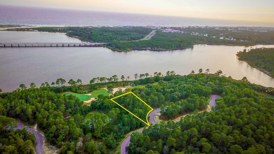 A beautiful location for your future oasis along hole #14 on the award winning Shark's Tooth Golf Course, designed by Greg Norman. This beautiful lot is situated in the private gated community of Wild Heron. Enjoy a plethora of amenities within the community such as a swimming pool with lake views, fitness center, clay tennis courts, playground and community dock. The Boathouse offers easy access to canoes and kayaks to paddle on the lake or across to the beaches along Florida's Emerald Coast. Lots 1506 & 1508 are also available for purchase together. Inquire now about your future homesite overlooking Shark's Tooth's Golf Course & Lake Powell, Florida's largest coastal dune lake.