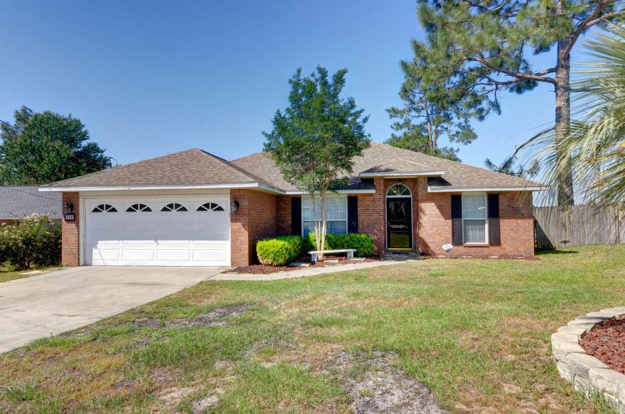 Welcome to 406 Riverchase, this lovely all brick home is going to be your favorite. This property features 4 bedrooms and 2 baths and a huge living area. The home has received $18,000 in upgrades over the past 3 months: including new kitchen cabinets, appliances, and new floors! Move in ready with split floor plan, cathedral ceilings and open back yard. This home has everything your looking for including a fully fenced in back yard and screened in porch. This property is 12 minute commute to Duke AFB and a 19 minute commute to Eglin AFB makes for a perfect location. The elementary school is only 1.7 miles, or 4 minutes away!! The home is also close to shopping, restaurants and much more... Call today to schedule your showing!