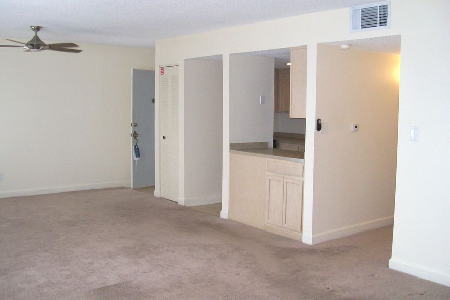 Finisterra is a VA approved complex. This 2 BR, 2 bath condo that's near Eglin AFB has had the carpet steam-cleaned. It's been painted (walls &ceiling) new Thermostat, Frig, Stove, DW,& new hallway light fixture. There's new hardware on all doors, new wall outlets, light switches, cover plates, light fixture in hallway, ceiling fan & light. New blinds, kitchen faucet & shower rods. Enjoy the natural light from double windows with a great view of the swimming pool & the well-kept grounds of the condo complex. Finisterra-on the Lake and Bay. The Community room, tennis court, swimming pool & laundry facility are convenient to all. Each unit has an assigned & numbered parking space plus more parking is available. Check out the pool. Call today. Its easy access.