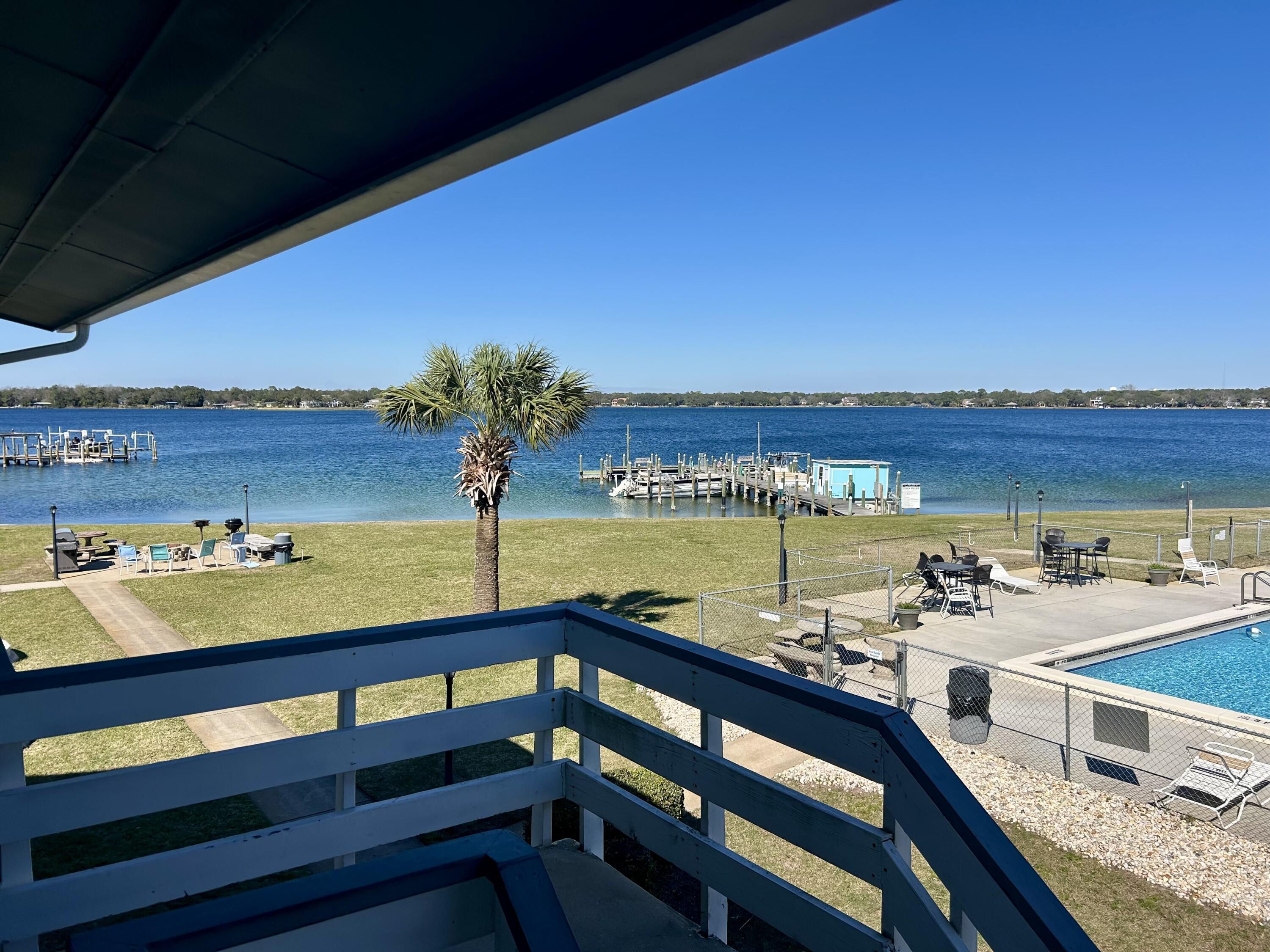 WATERVIEW CONDO for RENT! 3 bedroom, 2 bathPool and boat slip (details can be addressed with the owner)Fresh paint and new kitchen countertops$2000/monthPhone number is the owner contact.850-225-7466
