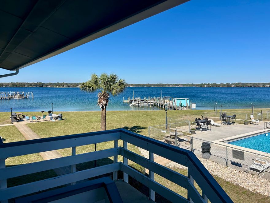 WATERVIEW CONDO  for RENT! 3 bedroom, 2 bathPool and boat slip (details can be addressed with the owner)Fresh paint and new kitchen countertops$2000/monthPhone number is the owner contact.850-225-7466