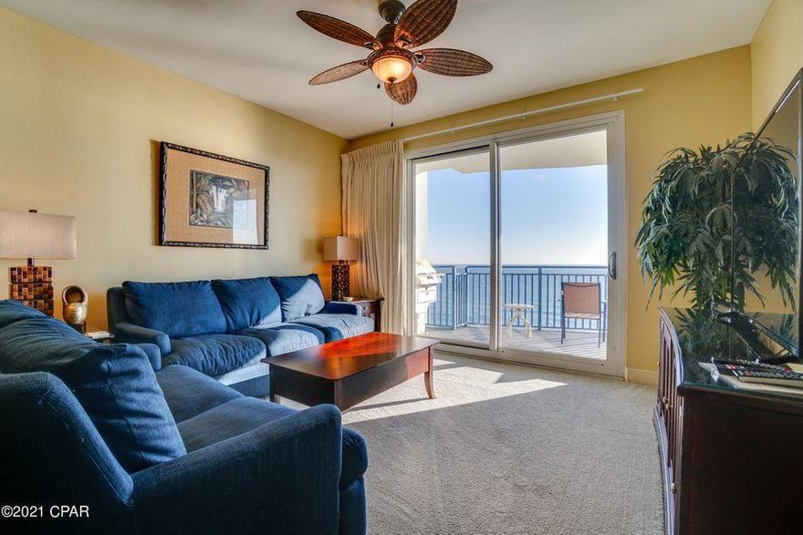 UNDER CONTRACT, SELLER ACCEPTING BACKUP OFFERS
Located in the center of the building, this has the largest balcony of any floorplan in the development. This excellent property conjures up images of
sun-splashed days of swimming, biking, and relaxing. It lives like a beach house but comes with all the benefits of owning a condo. This property conveys fully
furnishings and rental ready! New paint throughout scheduled for the first week in March. The extra full bathroom in this very efficient floorplan (1365sq.ft.; 2Bed,
3Bath + Bunkroom ) lives and rents like a true 3Bed condo (super value!) and allows for fabulous Gulf and sunset views from balcony, living room, dining room,
kitchen, & master suite providing the ultimate alfresco living and entertaining environment!