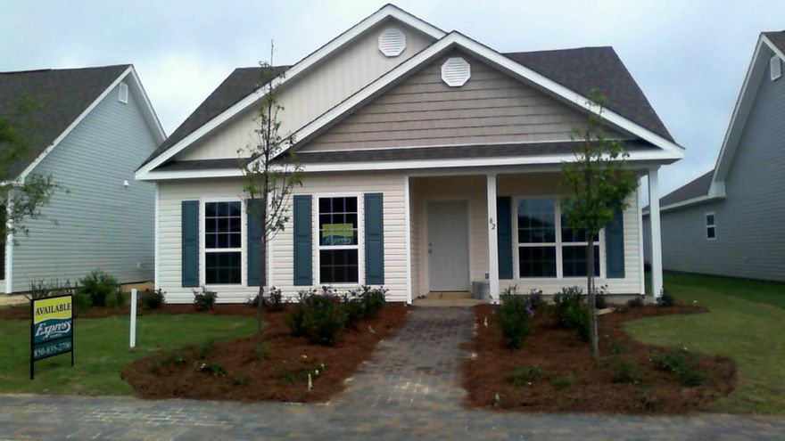 New Construction READY NOW! INCREDIBLE PRICE OF $159,900 in a beautiful community packed with amenities. located in the Schooner Landing Neighborhood at Hammock Bay! The Aspen plan has 3bedrooms, 2 bathrooms and a two car garage. This homed also features a HUGE covered back porch. Spacious kitchen tons of counter space. Tile floors in all baths/utility/kitchen and large dining room. This home is a must see.The Schooner Landing neighborhood Monthly HOA Fees include Amenities, Basic Cable and Landscape maintenance.PRE GRAND OPENING SPECIAL- LIMITED TIME OFFER: Offering up to $10,000* in incentives. Use for closing costs, HOA fees, Refrigerator, Washer/Dryer or blinds. *Buyer to use DHI or USAA to finance.