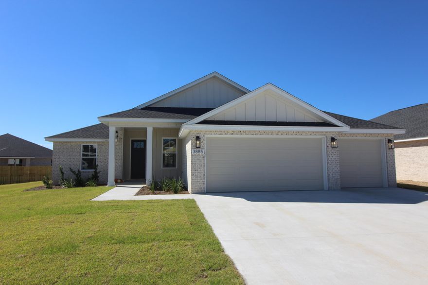 Bay Counties newest community has come to life, These homes are built by one of Bay Counties most sought after builders, Brick homes with spacious floor plans, custom solid wood cabinets, Quartz counter tops, Upgraded light fixtures, doors, Insulation, Trim, Low E windows, Luxury Vinyl flooring, Stand alone tubs, Neighborhood has under ground utilities, lighted streets. Zoysia Grass and landscaping! Let College Station be your next move.... This is a Georgetown 2 Floor Plan