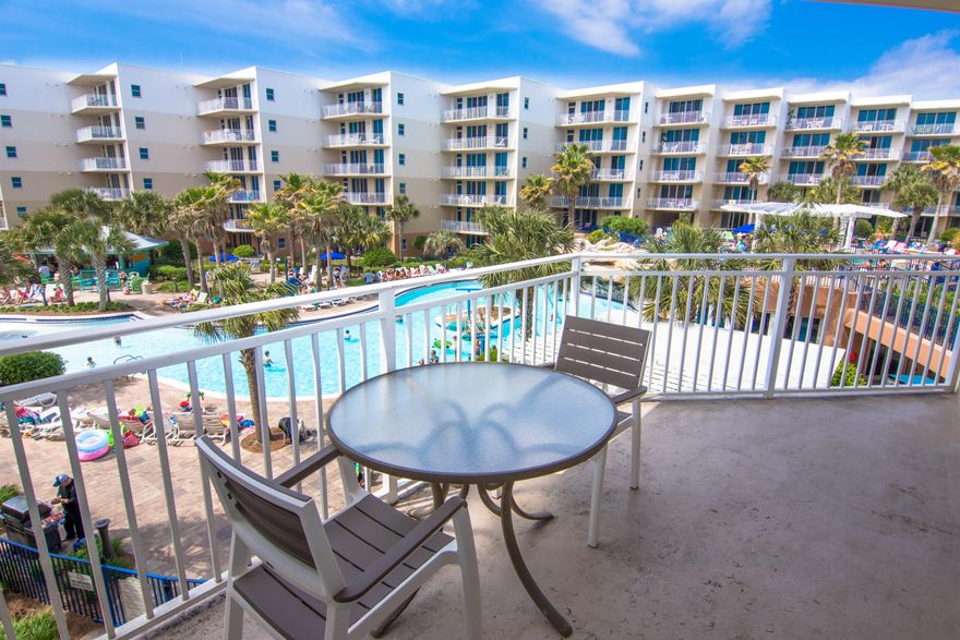 You don't want to miss the opportunity to purchase a stunning beach getaway- A312 at Waterscape! Prime third floor site allows you to enjoy the courtyard action from your very own balcony along with gorgeous Gulf views. Indulge in Waterscape's impressive amenities then break away from it all to enjoy the seclusion of your own condo! This 2 bedroom, 2.5 bath plus bunk room condo comes fully furnished with top of the line Tommy Bahama decor, new ceramic tile floors in the bedrooms, stainless steel appliances, and fresh paint on every wall! A beautifully landscaped courtyard includes two hot tubs and three resort-style pools, plus a Lay-Z-River and a 10-foot waterfall. Throughout the courtyard area are BBQ's with gas grills, multiple pool decks, children's play area & a kid's pool. Mega rental producer at Okaloosa Island's top beach front resort!