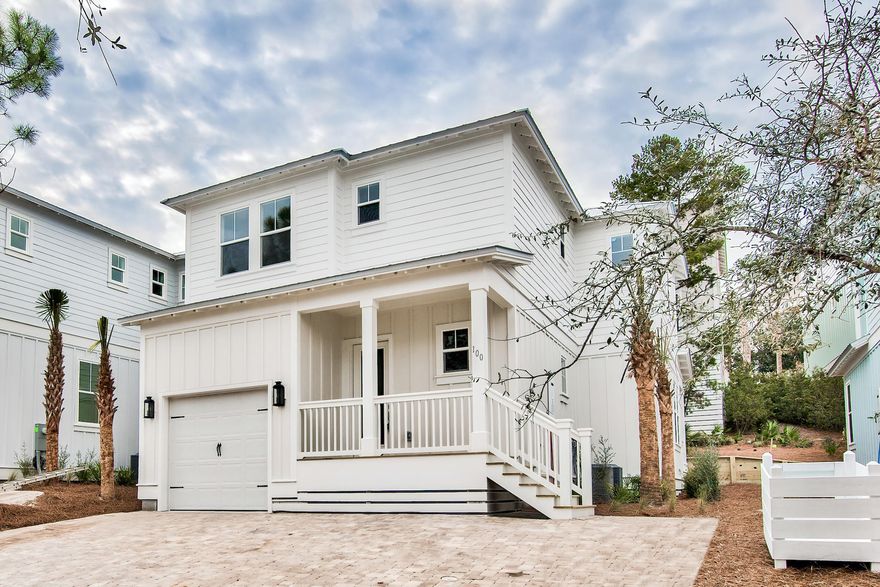 Brand-new construction beach home featuring 4 bedrooms, 3.5 bathrooms, 1 car garage and 2 spacious porches in the highly desired community of Highland Park on 30A is the perfect piece of paradise for your forever home, second home or vacation rental! Highland Park is a resort-style community positioned directly on 30A in Blue Mountain Beach and has strong community rental projections of $60K plus. Featuring high-end finishes, fixtures, and numerous windows giving an abundance of natural light throughout the modern open floor plan. This never lived-in two-story beach home offers plenty of space for entertaining friends and family and is ready for your personal touch.