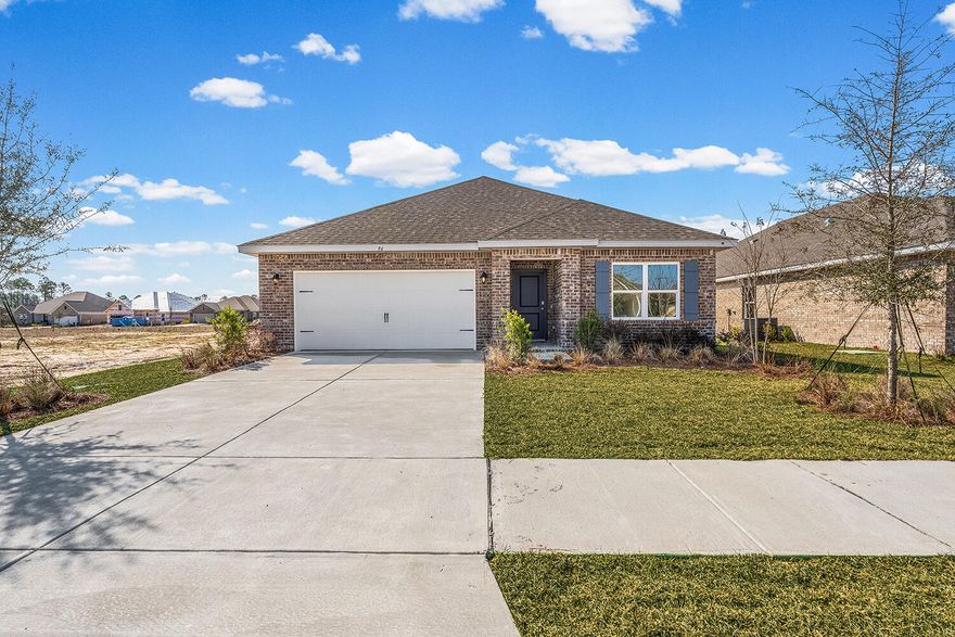 Welcome to your new Seaside home, a haven of comfort and style. As you step inside, you'll be greeted by a welcoming foyer with the fourth bedroom off the front hall. Continuing further, you'll encounter an open and inviting dining area that offers endless possibilities for customization. It's a blank canvas, ready for you to create the perfect dining experience. On the other side of the dining area, you'll find your expansive and oversized kitchen, seamlessly connected to the great room. This well-appointed kitchen is a culinary enthusiast's dream, providing an abundance of counter space and cabinet storage for all your kitchen gadgets and desires. To ensure ultimate privacy, your new home cleverly separates the bedrooms into two distinct retreats. The first retreat is the owner's suite, nestled in a cozy nook at the back of the home. This spacious sanctuary features an ensuite bathroom and a generous owner's walk-in closet, offering ample room for all your clothing and accessories. The second bedroom retreat is conveniently located near the dining room, down the guest hall. It includes two spare rooms, a full bath, and a laundry room, ensuring convenience and functionality in your everyday living. The laundry room even offers an exit to your two-car garage, providing versatility and possibilities for the space. Welcome to your new Seaside home, where privacy, comfort, and practicality unite to create the perfect living environment for you and your loved ones. Embrace the possibilities and make this dream home your own.