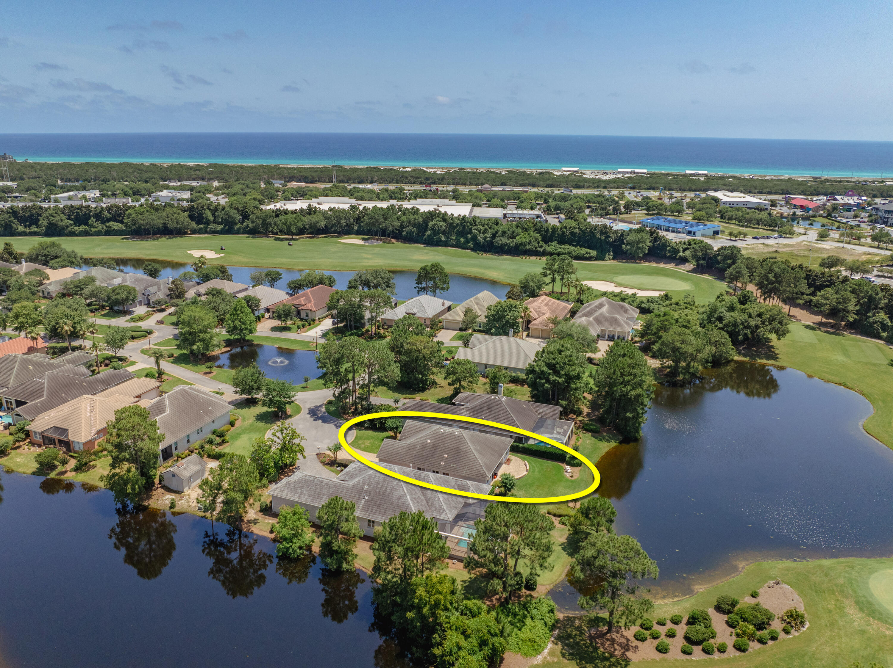 Carriage Place of Kelly Plantation in Destin of Okaloosa County, Florida. This lakefront, one-story patio home was remodeled in 2018, offers 4 bedrooms, 3 full bathrooms, +/-2,401 SF, and is in a cul-de-sac. The covered patio and backyard are oriented to enjoy the tranquil vistas across the lake and 15th fairway of the Fred Couples Golf Course. Carriage Place is conveniently located near the main entrance, which is gated and guarded 24-hours, 7-days a week. Ownership in Kelly Plantation affords access to the phenomenal amenities of the coveted master-planned community including an expansive pool, tennis and pickleball courts, an array of walking trails, owner's club and dining, fitness center, and dog park! Carriage Place offers HOA-maintained landscape. The proximity of this gorgeous home is convenient to the extraordinary lifestyle of Destin, Florida. Please call to coordinate a private showing.