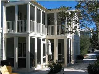 +- 1512 SF (heated/cooled), +- 300 SF (porches)Situated south of 30A and just steps to the East Ruskin Pavilion, this two-story cottage offers an exceptional location with terrific Gulf views. Designed as a duplex, this sweet cottage offers two one-bedroom suites which can be rented individually or combined as a two-bedroom beach house.BAHAMA MAMA #1 (UP) has a galley kitchen, dining and great room combined. Generous windows in the living area provide much natural light and great views of the Gulf, while the adjoining screened porch blurs the line between indoors and out. The large master bedroom with an en-suite bathroom also accesses the screened porch.BAHAMA MAMA #2 (DOWN) also has a galley-style kitchen and open great room concept, with living and (continued)