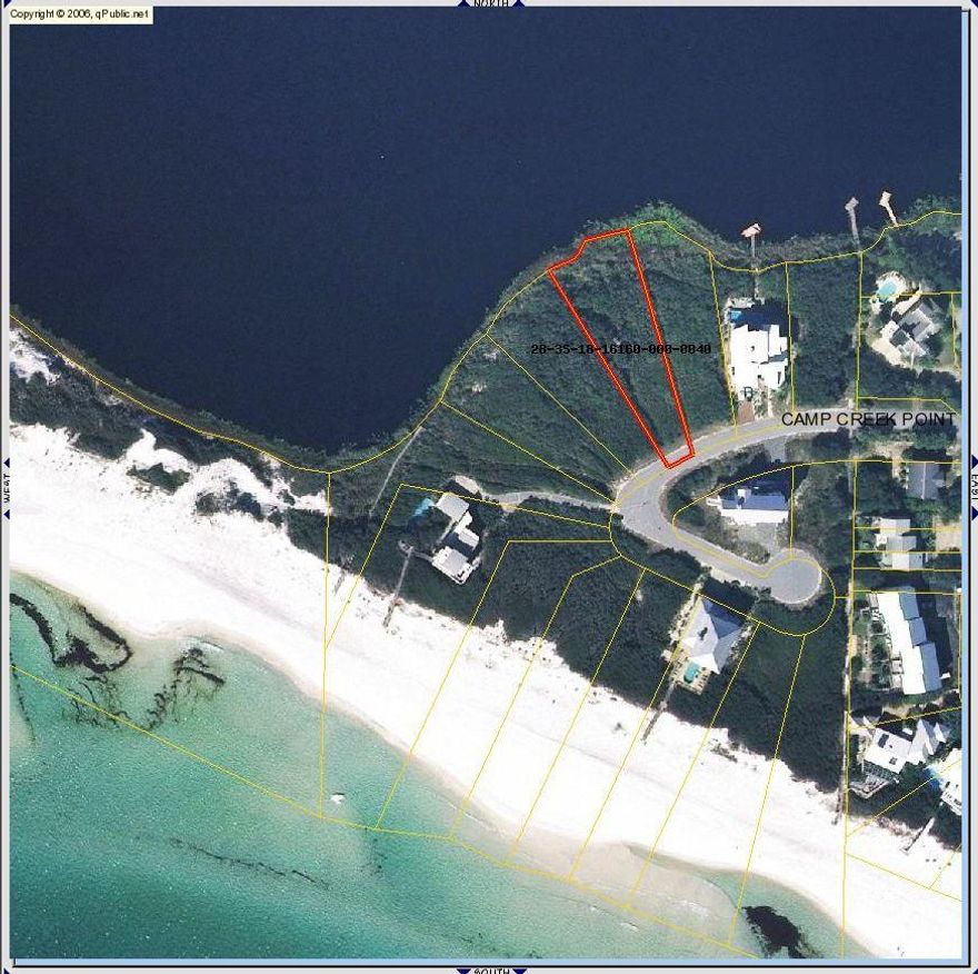 Beautiful lakefront lot at Camp Creek Point.