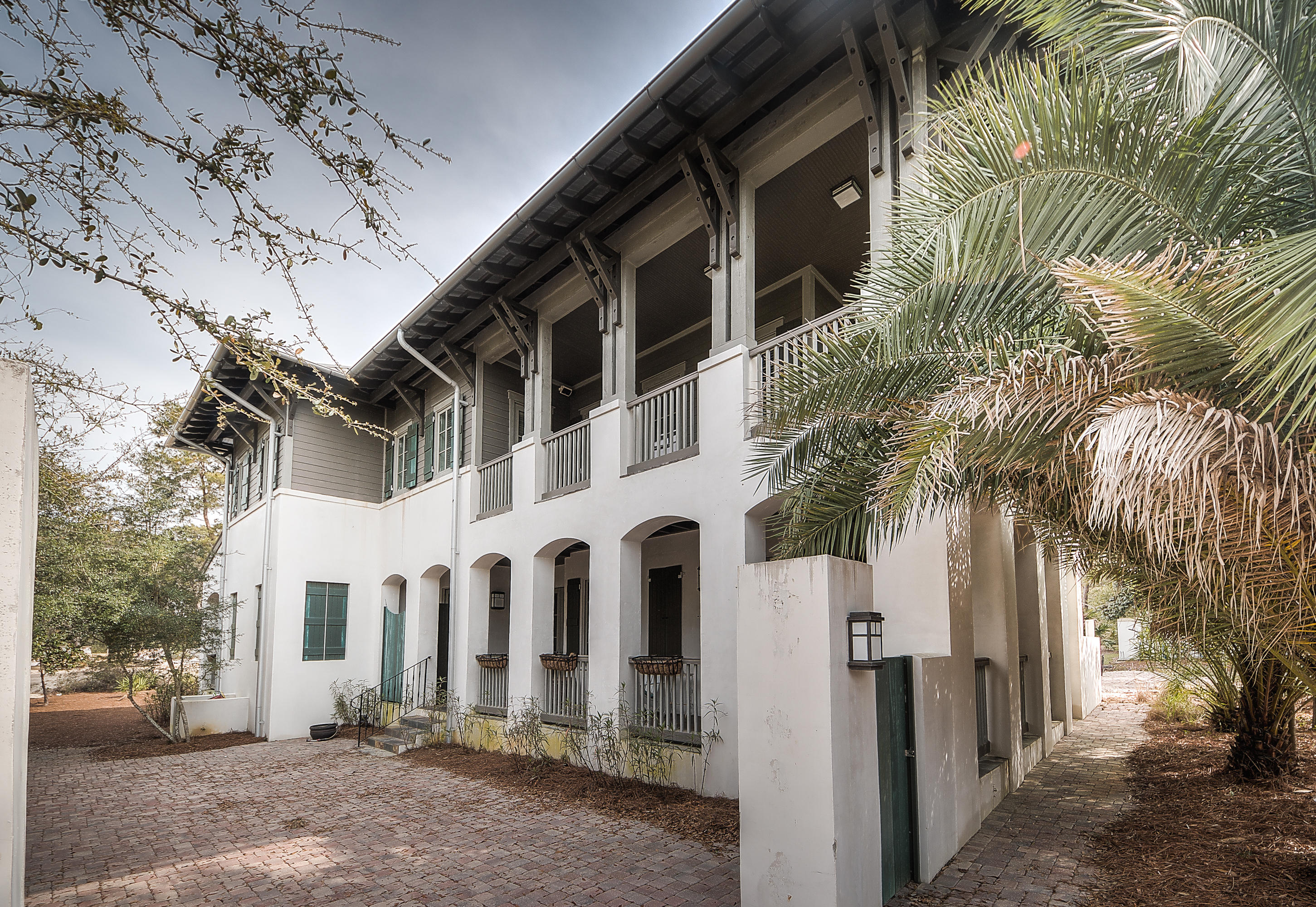 The Pinecrest community is uniquely located...just steps from Rosemary Beach for dining and shopping, only a short walk to beach access, AND a private community pool. This home has a GREAT floorplan for families! Five bedrooms including a LARGE first floor master with a reading nook and screened porch! Large open living/kitchen and dining will accommodate the entire family after a day at the beach. Join this private gated enclave on 30-A!