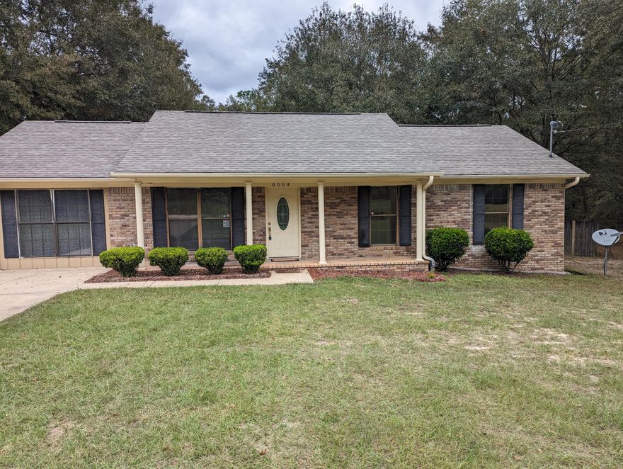 Come on in and take a look at  your new home -  This 4 Bedroom 2 bath Brick home is located on a large lot.   This home offers an open floor plan with tiled wet areas, carpeted bedrooms and ceiling fans throughout.   A large laundry room off the kitchen with ample room and additional access to the back yard.  French doors from the breakfast area to the back yard closed with a privacy fence and double gate for entry.  The back yard also includes a shed (approx 12' x 16') .  Seller is a Florida Licensed RealtorThe following items are relatively new:   AC 2019; Roof 2021;  Water Heater 2022; Refrigerator 2018; Dishwasher 2020