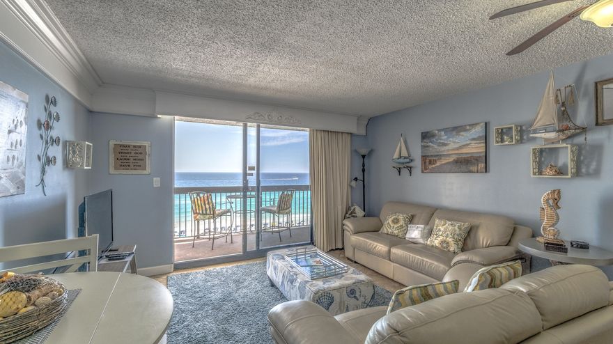 Incredible Gulf-Front Views in Gorgeous Sundestin Unit with Great Investment Opportunity that grossed over $35,000!! Hear the sound of the surf, sit back and watch the dolphins play with the beautiful sunrise while enjoying your morning coffee. This unit is without question one the most sought after rental properties in Destin, and with this price this is an investment too good to pass! Gorgeous 1 bedroom 1.5 bath unit featuring updated kitchen including beautifully tiled backsplash, granite counter tops, travertine flooring, new carpet, new A/C unit, new furniture in the last year and recently repainted. The living area overlooks the Gulf with breathtaking views! Amenities are sure to bring back visitors year after year including indoor and outdoor pools, hot tub, gym, restaurant with bar