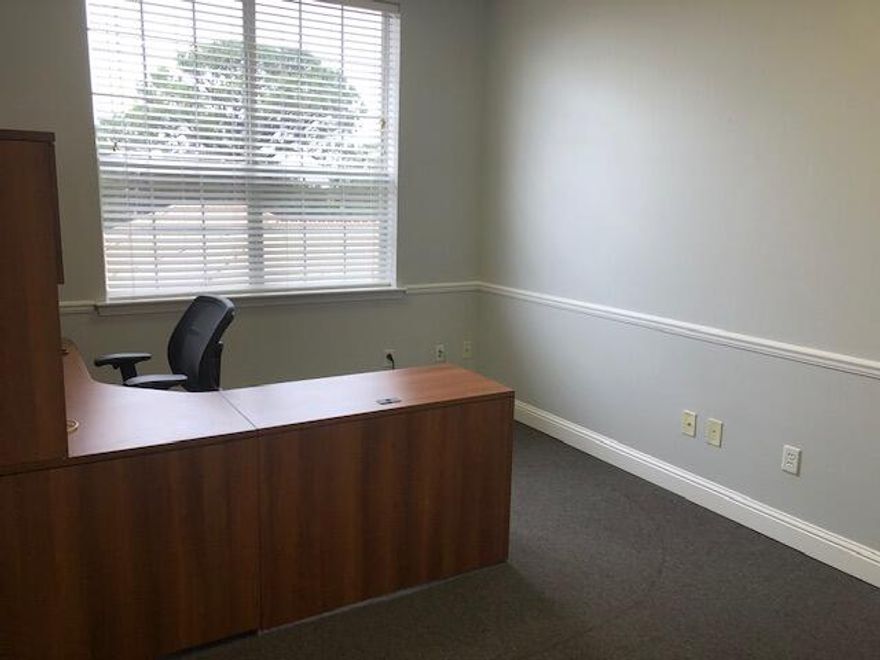 This professional office suite is the ideal space you have been looking for. The 5 offices, large windowed conference room, cozy breakroom, and private bathroom make up for it's 1750sqft. Additionally, the executive office has access to a small balcony area when you just need a quick breath of fresh air.  This suite does rest on the 3rd floor of the building but that won't be a problem for you or your clients as there is stair and elevator access, so you get to enjoy the benefits with no downsides! Parking spaces are plentiful and the common area on the same floor hosts a public bathroom as well. Includes new AC with an ultra violet treatment system. An added bonus, this suite does come with the furniture included so if you like every ounce you see, you can get started promptly!