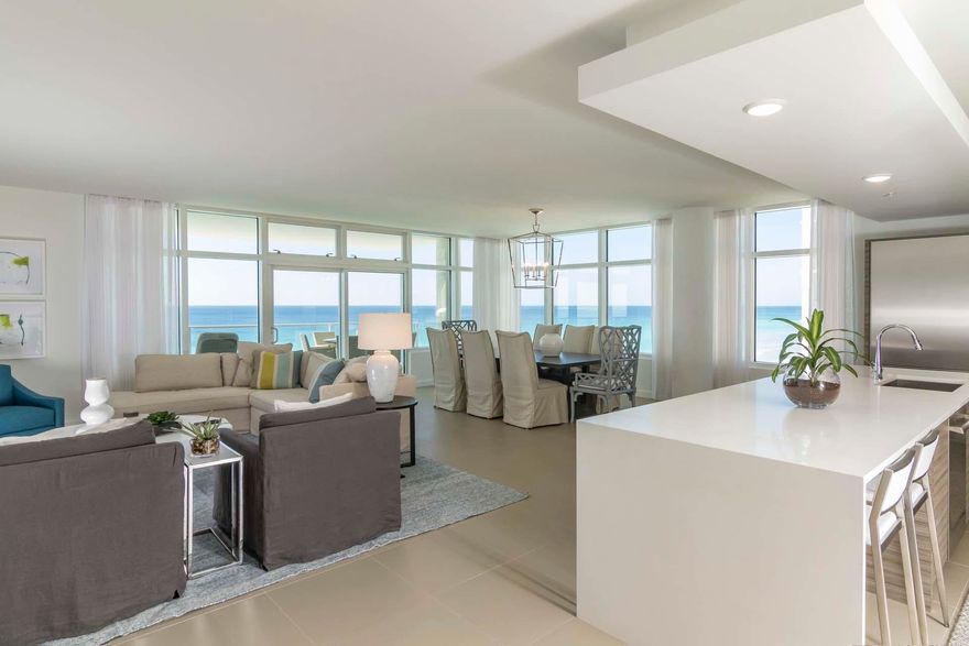 Do not miss Destin's newest ultra luxury development, 1900 Ninety Eight! Its breathtaking views of the Emerald Coast, plus the sleek, modern design were featured in the October '17 issue of VIE Magazine. This immaculate unit is fully furnished with luxury professional decor, including Circa Lighting, Tritter Feefer, Cisco, Lee Industries, reclaimed wood consoles and original art.Start the morning on your private beach with reserved service, stroll a block for lunch or happy hour at The Back Porch, and savor stunning sunsets from your 12-foot deep balcony oasis! Windy day? Head to your rooftop for an unparalleled view of the crystal blue Gulf of Mexico to work out in your private fitness center, then relax in the spa and pool overlooking Henderson Beach State Park and yes, more Gulf!