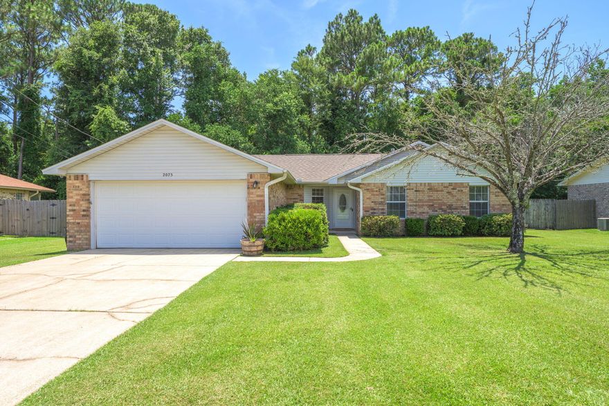 Tucked away in a peaceful neighborhood with NO HOA! This charming and well-kept 4-bedroom, 2-bathroom home offers a functional layout, stylish upgrades, and a private setting that's hard to beat! Backed up to a protected greenbelt filled with mature trees, you'll enjoy peaceful views and lasting privacy with no future development behind you. This home has a 2022 roof and 2021 HVAC - ensuring peace of mind for years to come! Inside, the home features neutral paint, waterproof vinyl plank, and tile flooring throughout, creating a clean and cohesive feel. The spacious living room is anchored by a beautiful stone fireplace and sliding glass doors that fills the space with natural light. The kitchen is both inviting and practical, offering granite countertops and new appliances. A dining area flows seamlessly from the kitchen into the living room, making it a great space for gathering. For additional seating and character, there is a breakfast bar and glass-paned cabinetry near the dining area perfect for showcasing dishes or decor. The split floorplan offers privacy for the primary suite, which includes a modern en suite bath with granite double vanities, a private water closet, spacious walk-in closet, and a large tub/shower combo. On the opposite side of the home, three additional bedrooms share a full bath with granite topped single vanity and a tub/shower combo. Step outside to a fully fenced private backyard where you'll find a fire pit, open patio, and shade from the neighboring treesperfect for relaxing or entertaining! Additional highlights include a 2-car garage. This home has been thoughtfully updated and lovingly maintainedready for its next owners to enjoy!