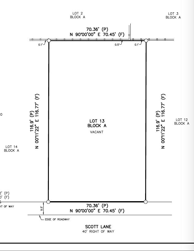 Land is Cleared with Water and sewer taps paid. Ready for building no dirt need just frame your pads pour and build.