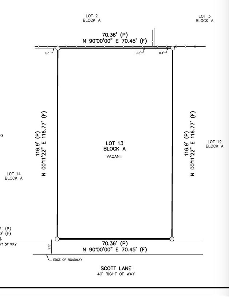 Land is Cleared with Water and sewer taps paid. Ready for building no dirt need just frame your pads pour and build.