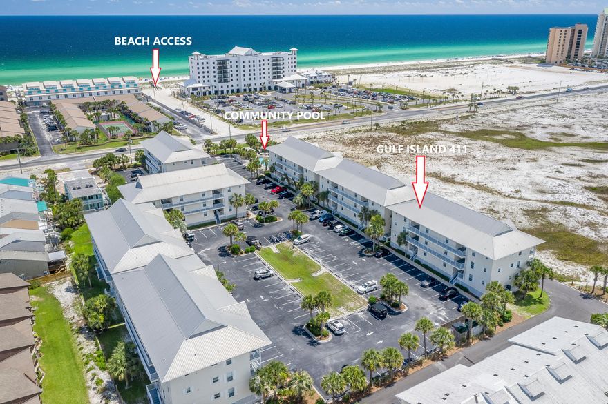 GORGEOUS WATERVIEW 2 BED/2 FULL BATH CONDO Just Across the Street from Public Gulf of Mexico Beach Access! Don't Miss This Great Opportunity to own a First Floor Unit! Currently the Only Condo For Sale in this Complex and Won't Last Long! This Well Maintained Condo comes Fully Furnished with Tasteful furnishings, Dcor, and Smart Thermostat & Monitoring System. The Kitchen has Granite Counters, Upgraded/Stainless Steel Appliances, and Breakfast Bar. There is Tile Flooring and Ceiling Fans Throughout and Plenty of Storage with 2 Owner's Closets. The Balcony has over 100 Sq Ft to Relax, feel the gentle ocean breeze and admire the Tremendous Santa Rosa Sound views and Unforgettable Sunsets. Gulf Island Condominiums has relatively low Association Dues, a Community Pool and is located...