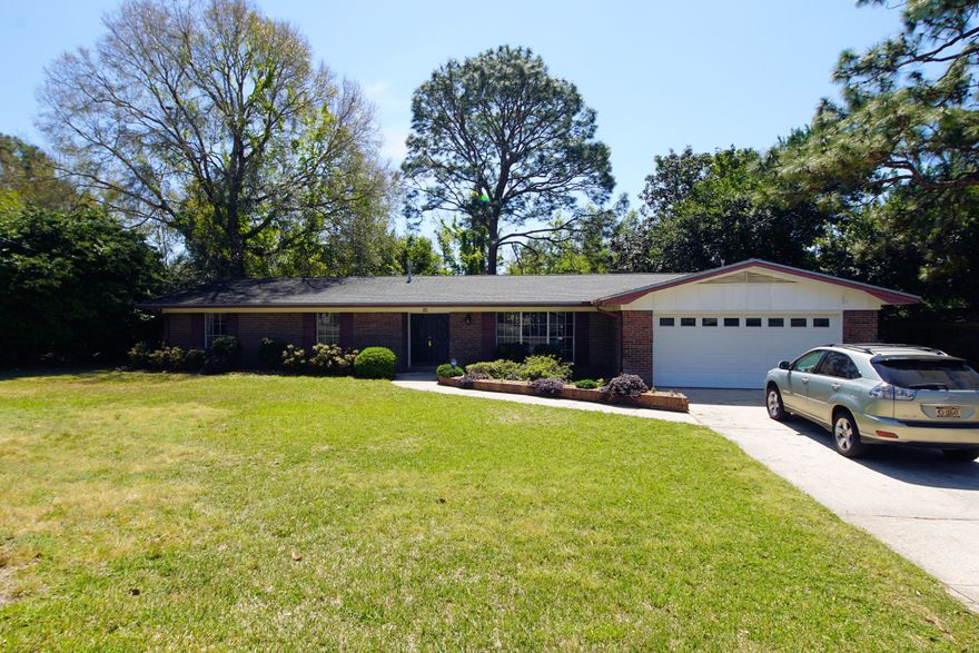 Welcome to Poquito Bayou! Super Convenient to Eglin AFB and the VA Clinic! Lovingly Maintained All Brick Home on a Beautiful Lot. Need Space to Breath? This Home has Two Living Areas! You Enter Into the Foyer which opens to the Bright Spacious Living Room. This Huge Room has Picture Windows and is Open to the Dining Room.. The Kitchen is beautifully updated with Granite and a Breakfast Bar. The Large Family Room has a Fireplace and has access to the Backyard. There is also a half bath off the Family Room that would be a perfect ''Pool Bath'' if you were to install a pool! Backyard is Large and Lush! Gas Stub for Grill. Cement Pad for Shed. Gas Water Heater and Dryer! This is a Great Place to Call Home! Parks. Water Access. See More. READ AGENT NOTES***
Buyer to verify all measurements. Per Seller:
Security with Motion Detection
Roof 2005
HVAC 2006
Window- some are original and some are newer
Refrigerator Sold As-Is

SELLER WILL ESCROW FUNDS TO EIM FOR  HOUSE REWIRE UPON SUCCESSFUL CLOSING. ESTIMATE TO REWIRE IS APPROX $12,000.