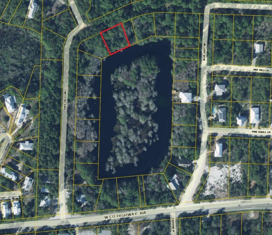 Less than a mile from the beach! Residential lot located in the Blue Mountain Beach area along Scenic Hwy 30A. Located on an unpaved road that is peaceful and secluded. There is a small Cyprus Pond to the rear. Build your dream beach home for investment or personal use!