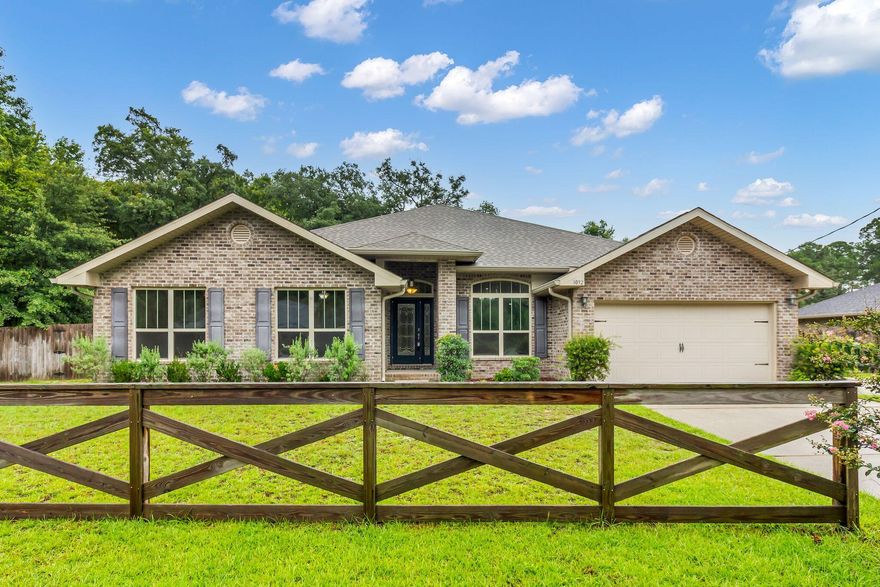 Welcome to this stunning 4-bedroom, 3-bathroom home located in the beautiful Navarre, FL. This property boasts a large lot with a fenced yard, providing ample space for outdoor activities and gatherings. The home is just minutes away from the beach, offering a perfect blend of suburban living and coastal charm. Inside, you'll find a spacious kitchen equipped with a kitchen island, providing plenty of room for meal preparation and entertaining. The home also features a cozy fireplace, adding a touch of warmth and elegance to the living area. The screened back porch is an ideal spot for relaxation, offering a comfortable outdoor space protected from the elements. Additionally, the property includes an extra driveway, providing ample parking space for guests. This home is a perfect blend of comfort, convenience, and coastal living.

Conveniently located and move-in ready, this house is a perfect place to call home. Don't miss your chance to see it! Schedule a showing today. Call 850-729-0399 View rental requirements or apply at www.RentwithBSR.com

No smoking or vaping. Pets allowed with some restrictions and a $400 non-refundable pet fee. FEES: $50 per adult 18+ application fee, Landlord Liability Policy (if proof of Renter's coverage is not provided) $15 mo, Pest Assurance pest control policy $20 mo.