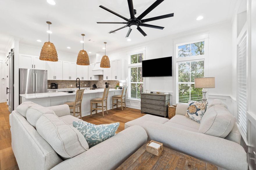 Rare newly constructed home in sought-after Magnolia Cottages by the Sea. Completed in 2022, this home boasts four bedrooms and four-and-a-half bathrooms. Nestled at the serene terminus of a tranquil side street, it's a perfect private retreat.Situated perfectly between the vibrant destinations of Rosemary Beach and The Big Chill, this spacious and thoughtfully positioned abode offers unparalleled convenience to a plethora of boutiques, delightful local eateries, and live entertainment venues. Additionally, a mere five-minute stroll grants you access to the beach, ensuring leisurely seaside enjoyment.