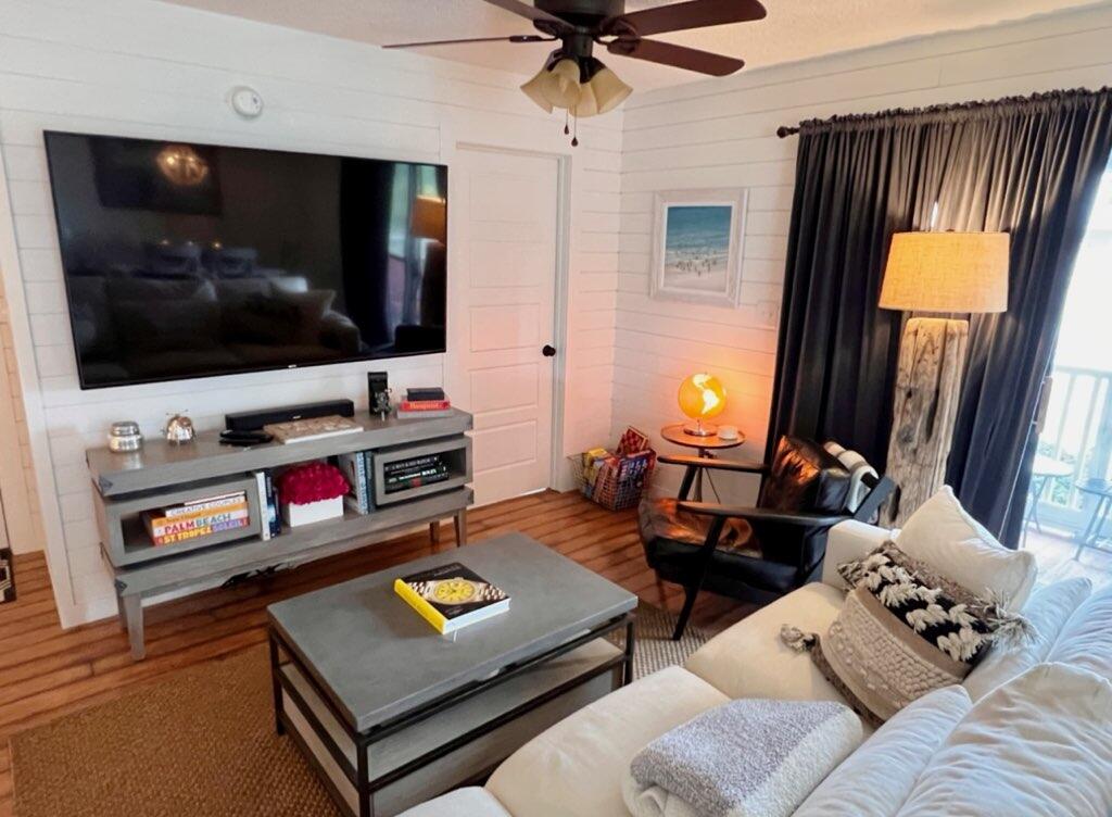 Rarely available top floor three bedroom in Beachwood Villas. This spacious condominium residence has been totally renovated and is selling fully furnished with a small exclusions list. Upgrades include; HVAC unit was replaced 2-25-21, white high end appliance package, coastal shiplap walls, new lighting, professionally decorated interior furnishings, beautifully tiled bathrooms with all glass doors, plus many more features.The community offers beautiful lush landscaping, 2 pools, tennis courts, shuffleboard, playground and a picnic area. Easy short walk to the beach access across the street. Time to buy the beach place and this is the one.....come see for yourself.***All information is deemed correct, but please verify if important!***